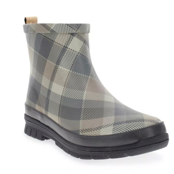 Western Chief Terra Plaid Shorty Rainboot - Picture 2 of 4